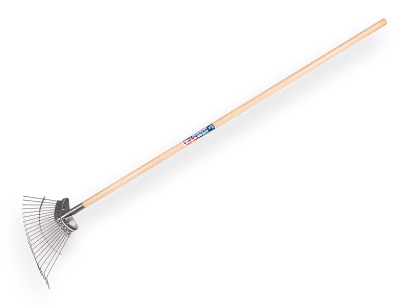Leaf rake SPEAR & JACKSON 3872 HDLH, 20 round tines, spring steel, with ...